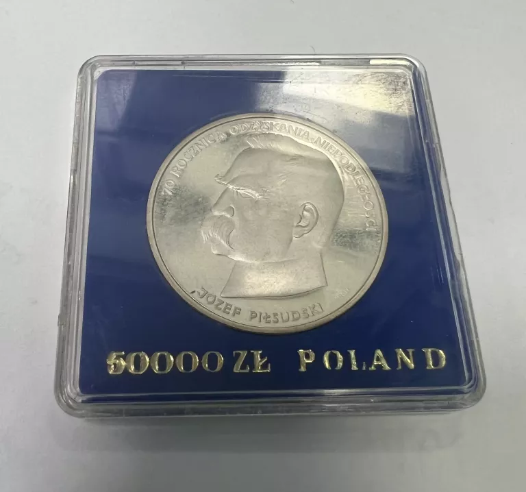 MONETA 50000 ZŁ PIŁSUDSKI 1988