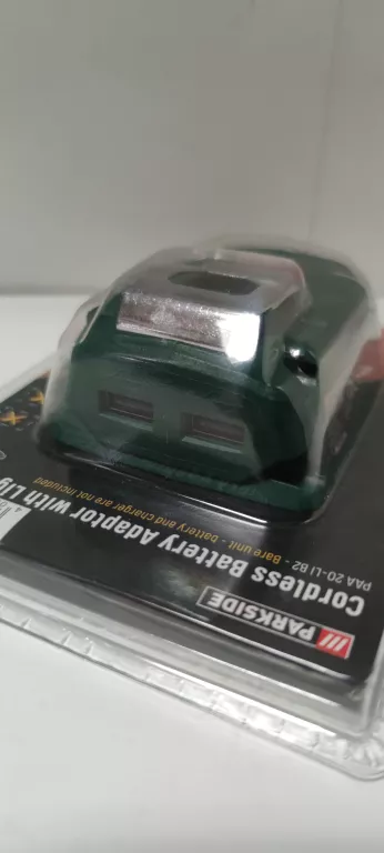 ADAPTER DO BATERII PARKSIDE 2X USB LAMPKA