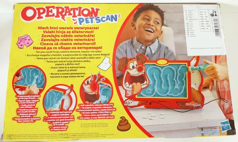 OPERACJA PET SCAN HASBRO GRA OPERACJA PSA