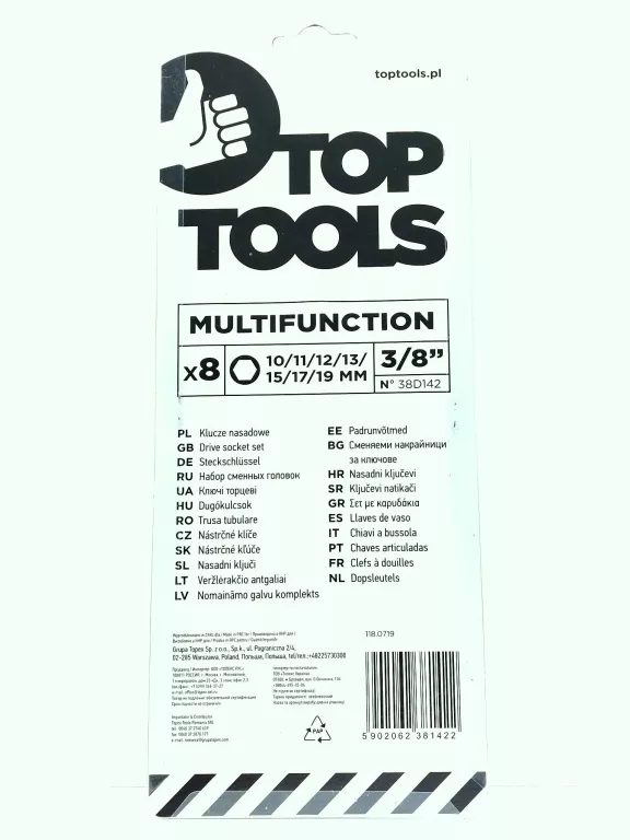 KLUCZE NASADOWE MULTIFUNCTION TOP TOOLS