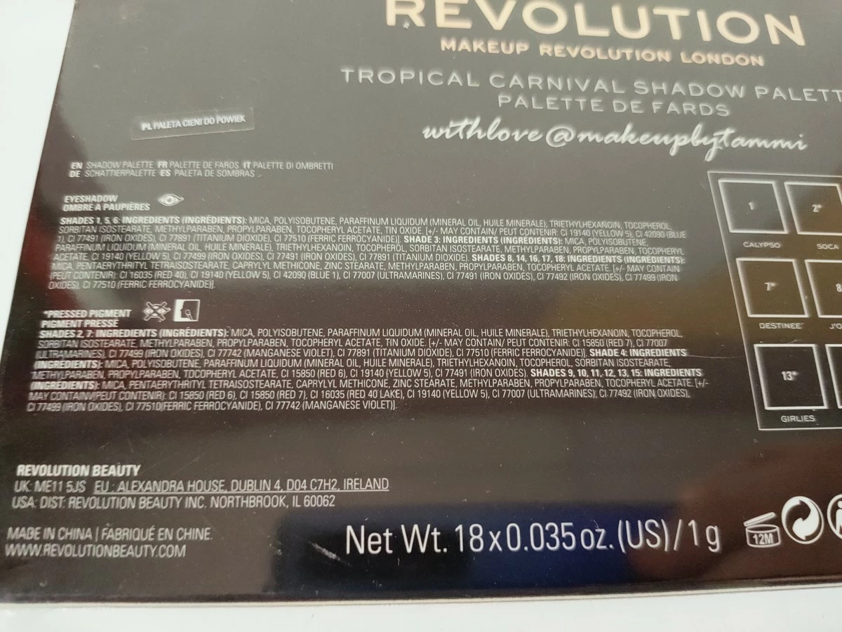 revolution-paleta-cieni-x-tammi-tropical-carnival-forma-prasowane