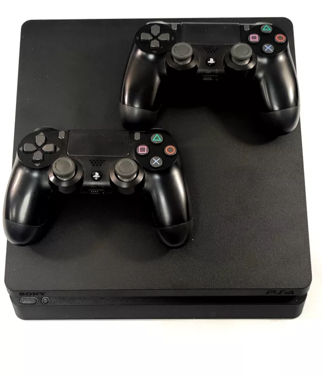 KONSOLA PS 4 SLIM 500 GB + 2 PADY + PUDELKO | Konsole | Loombard.pl