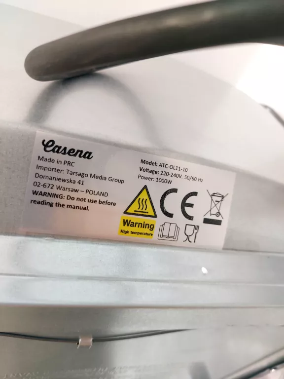 PIEKARNIK ELEKTRYCZNY CASENA ATC-OL11-10