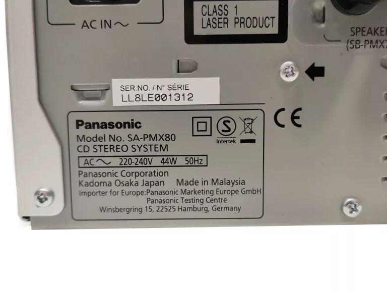 MINI WIEŻA PANASONIC SA-PMX80