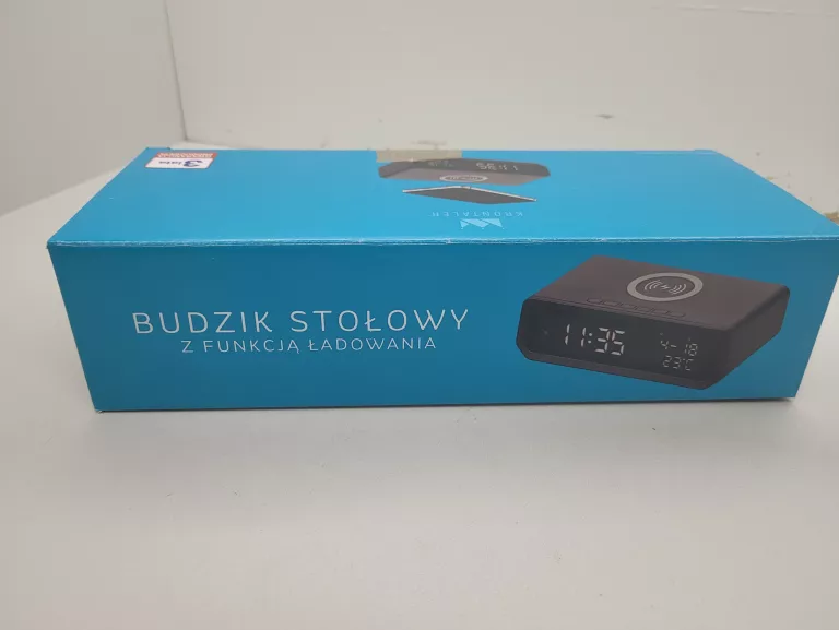 BUDZIK STOŁOWY Z FUNKCJĄ ŁADOWANIA
