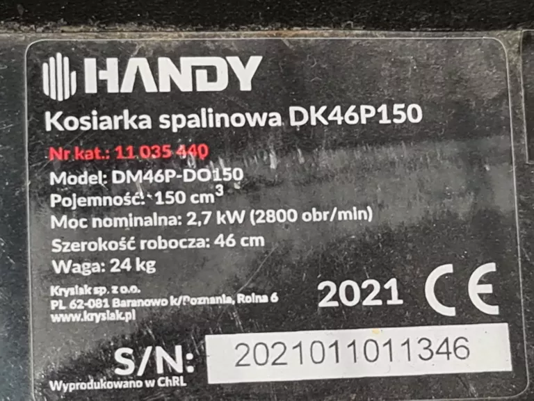 HANDY KOSIARKA SPALINOWA 4.0KM 46CM