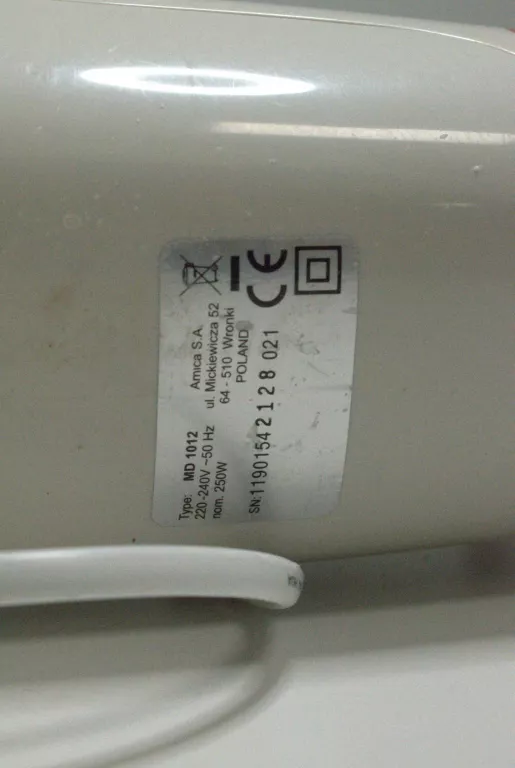 MIKSER RĘCZNY AMICA MD 1012 BASIC 2 PUD