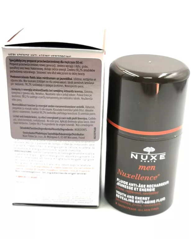 NUXE MEN NUXELLENCE 50ML KREM PRZECIWSTARZENIOWY