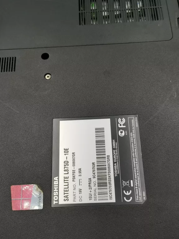 LAPTOP TOSHIBA SATELLITE L875-10E 17,3"/TORBA