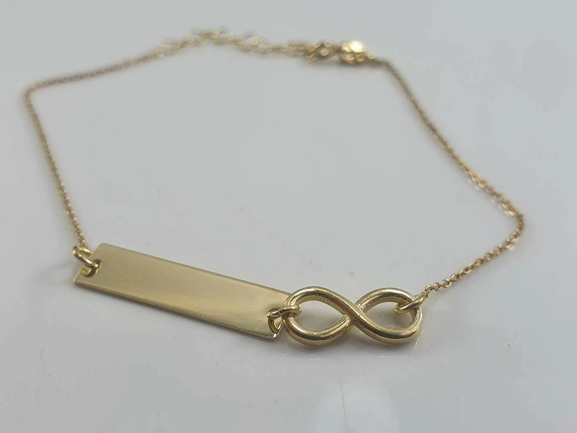 nowa-zlota-bransoletka-infinity-p585-126g-19cm-material-15835-2