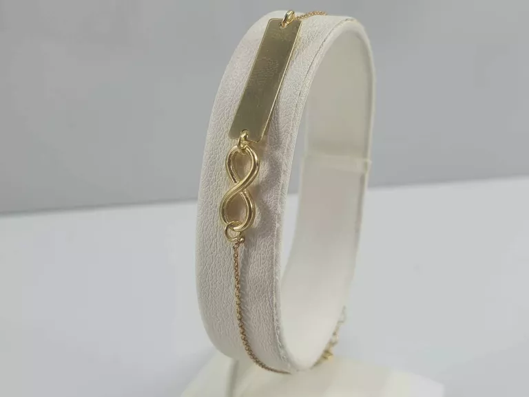 nowa-zlota-bransoletka-infinity-p585-126g-19cm-ean-gtin-5901050622189