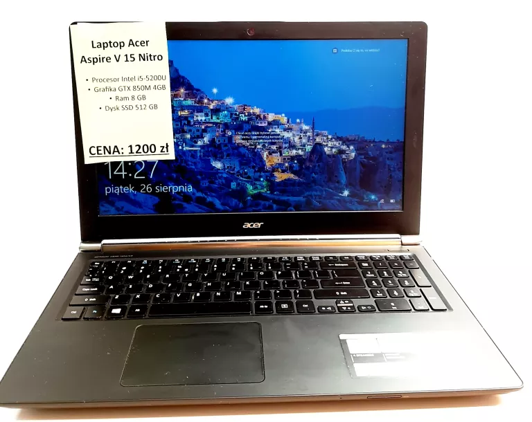 ACER ASPIRE V15 NITRO 15.6/I5-5200U/8G/1TB+8/W8.1
