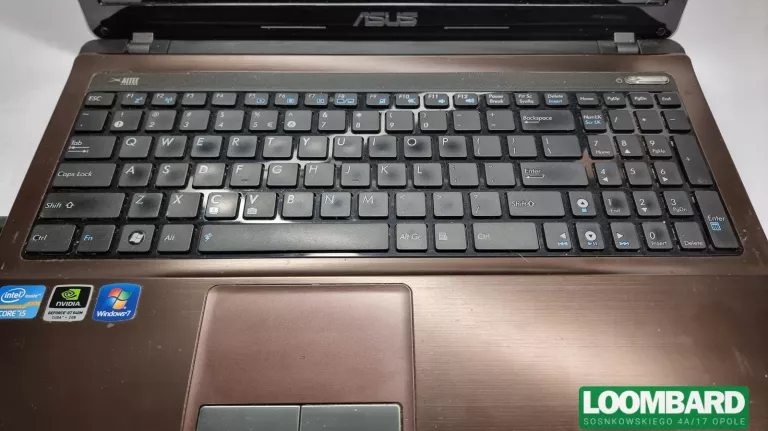 LAPTOP ASUS X53S NIE DZIAŁA KILKA KLAWISZY