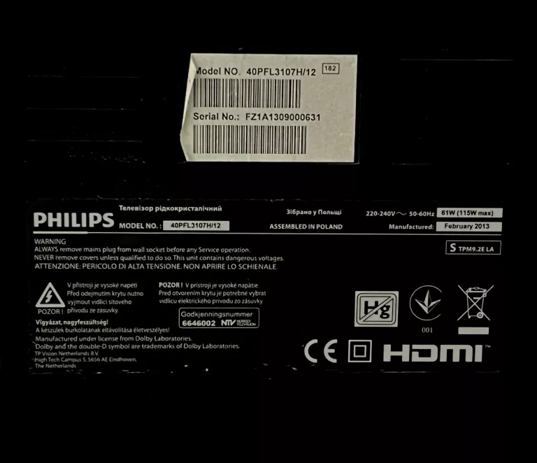 telewizor-philips-40pfl3107h12-model-40pfl3107h12