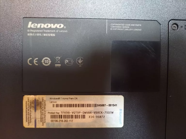 LAPTOP LENOVO B570E