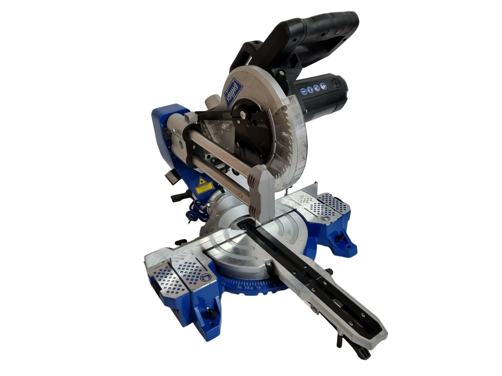 pila-ukosnica-scheppach-hm90sl-2200w-216mm-laser-stan-uzywany