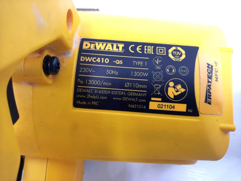 pila-tarczowa-dewalt-dwc410-qs-1300-w-20-mm-marka-dewalt
