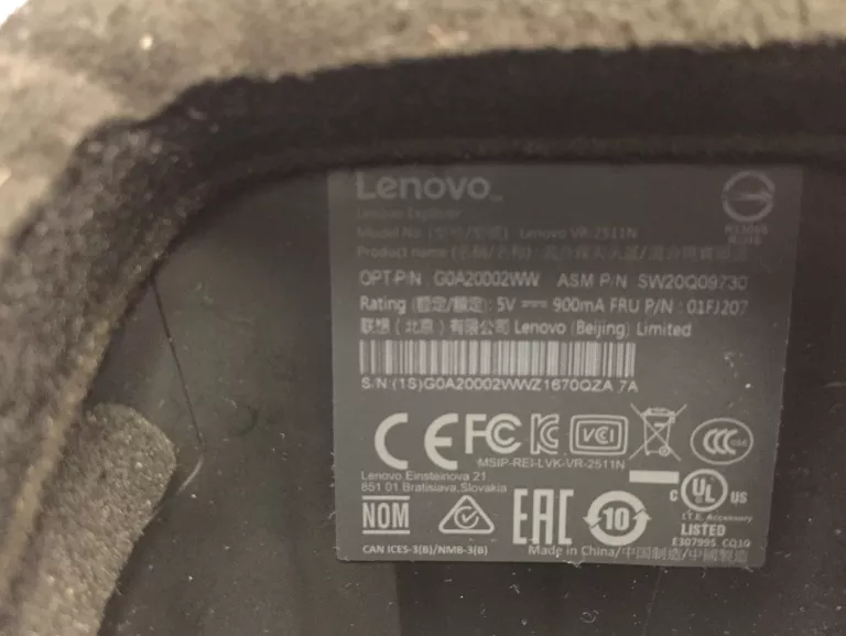 GOGLE VR LENOVO EXPLORER WINDOWS MIXED REALITY