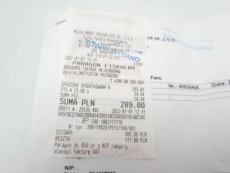 KLIMATOR PRZENOŚNY HB AC0080MW KOMPLET GWARANCJA