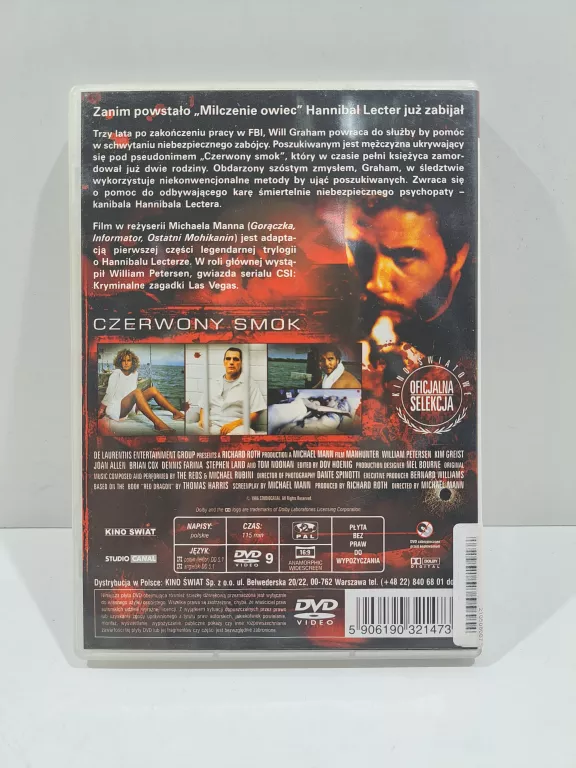 FILM DVD CZERWONY SMOK / LEKTOR