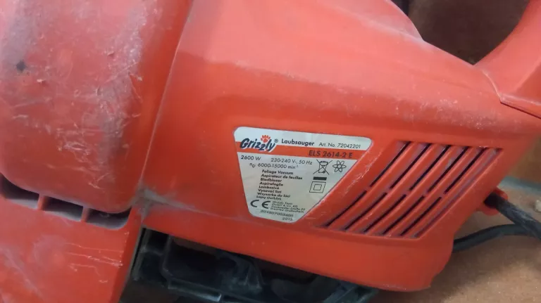 ODKURZACZ DO LIŚCI/DMUCHAWA GRIZZLY ELS 2614-2E