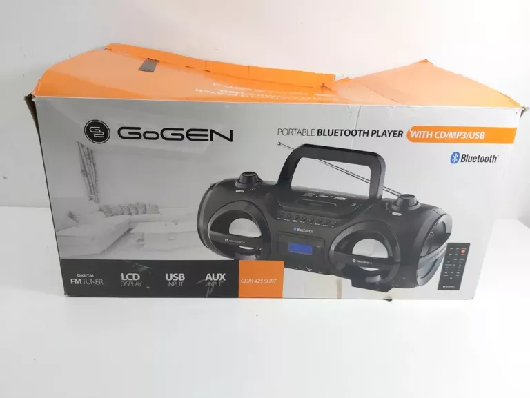 RADIOODTWARZACZ GOGEN CDM425SUBT BOOMBOX CZARNY