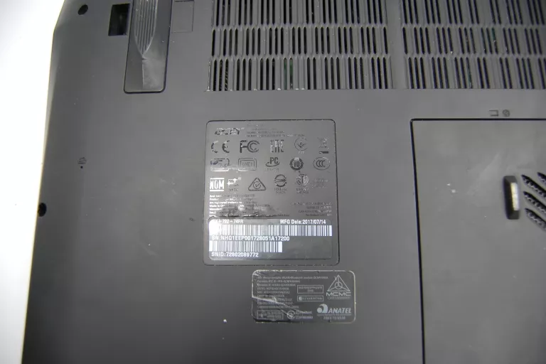 LAPTOP ACER PREDATOR 17X GX-792 I7-7700