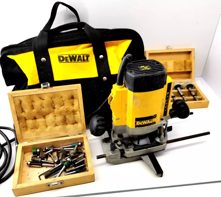 FREZARKA DEWALT DW615 + ZESTAW FREZÓW + TORBA