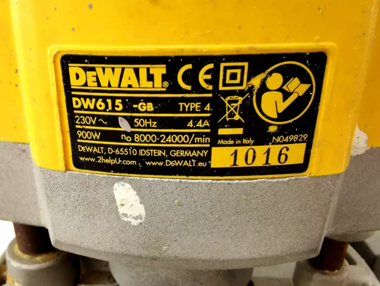 FREZARKA DEWALT DW615 + ZESTAW FREZÓW + TORBA