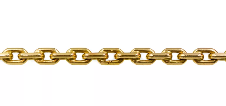 MASYWNY ZŁOTY ŁAŃCUCH 115G MĘSKI ANKIER PR. 585