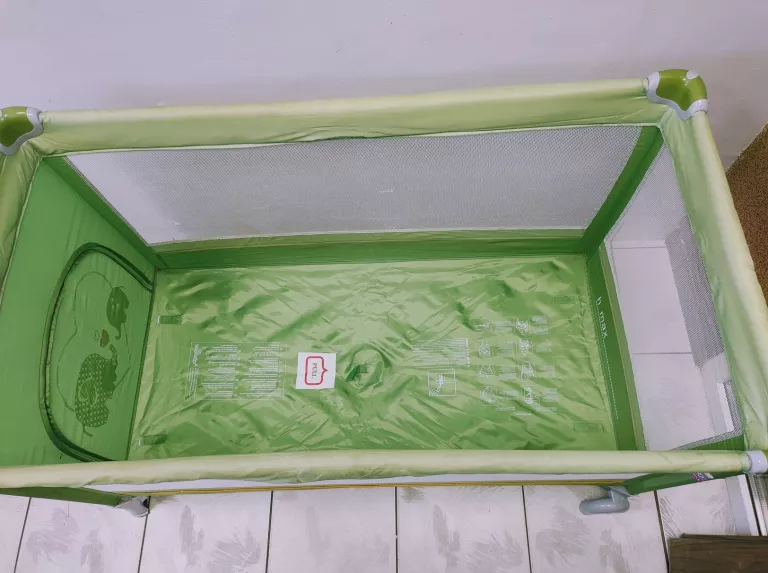 ŁÓŻKO TURYSTYCZNE DZIECIĘCE BABY DESIGN ZIELONE