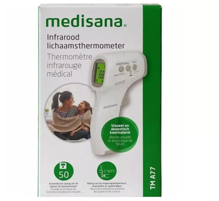 MEDISANA TM A77 TERMOMETR NA PODCZERWIEŃ