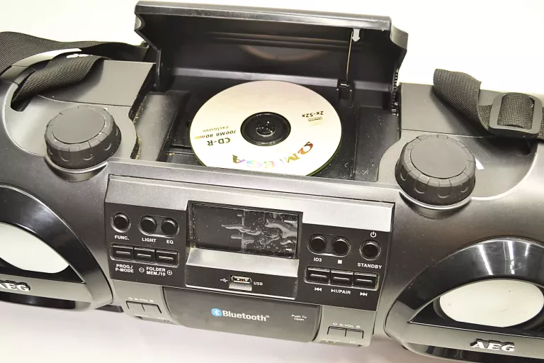BOOMBOX AEG SR 4360BT USB/BT/CD + KABEL ZASILAJĄC