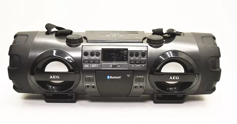 BOOMBOX AEG SR 4360BT USB/BT/CD + KABEL ZASILAJĄC