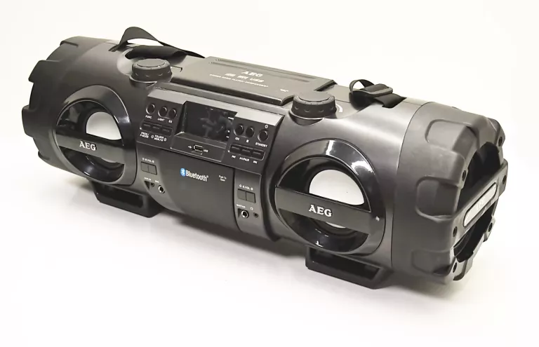 BOOMBOX AEG SR 4360BT USB/BT/CD + KABEL ZASILAJĄC