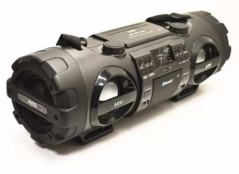 BOOMBOX AEG SR 4360BT USB/BT/CD + KABEL ZASILAJĄC