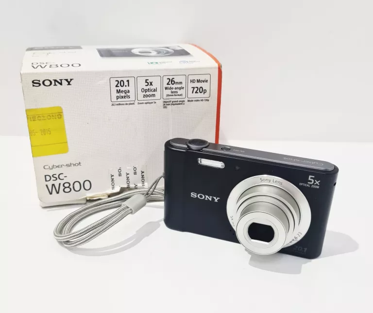 aparat-sony-dsc-w800-stan-uzywany