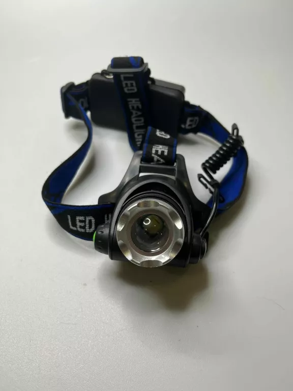 LATARKA CZOŁOWA LED HEADLIGHT PLUS DWIE ŁADOARKI