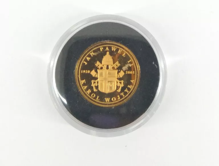 MEDAL ZŁOTY JAN PAWEŁ II TOTUS TUUS 2 G 585