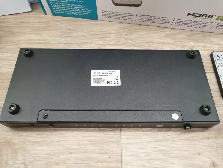 PRZEŁĄCZNIK HDMI 4K MATRIX 4X2 DIGITUS KOMPLET