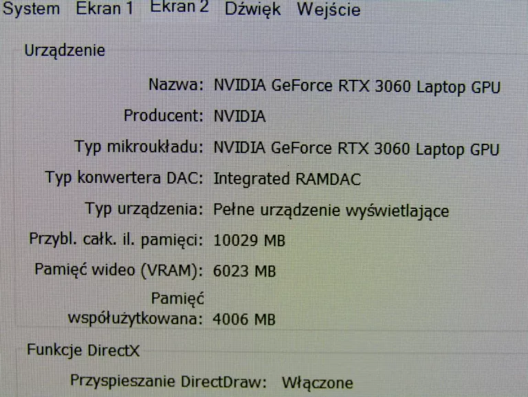 LAPTOP MSI GF65 THIN 10UE I7/8GB/512/RTX3060 FV!