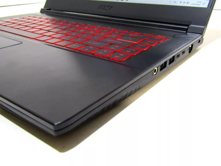 LAPTOP MSI GF65 THIN 10UE I7/8GB/512/RTX3060 FV!