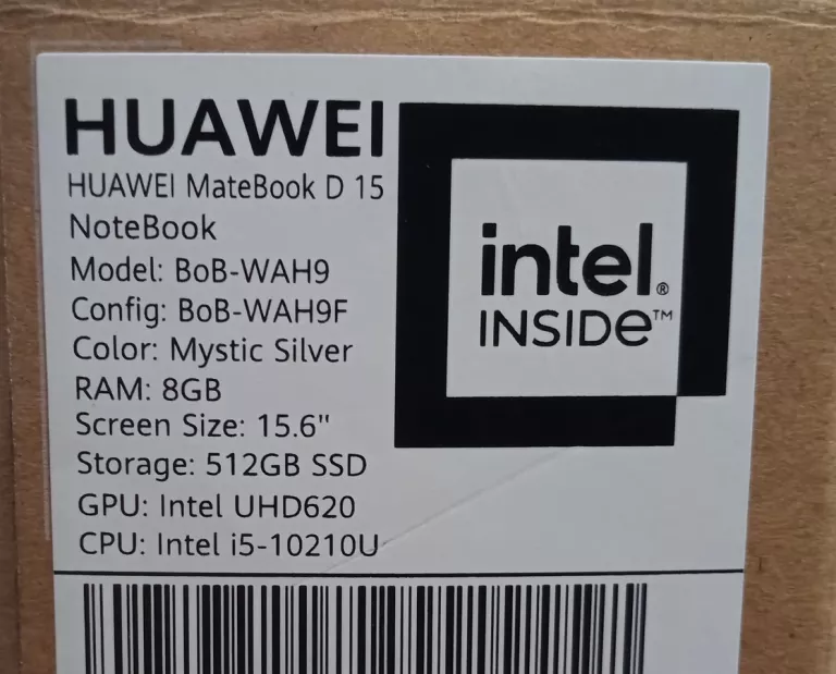 HUAWEI MATEBOOK D15 (BOB-WAH9) KPL | Laptopy | Loombard.pl