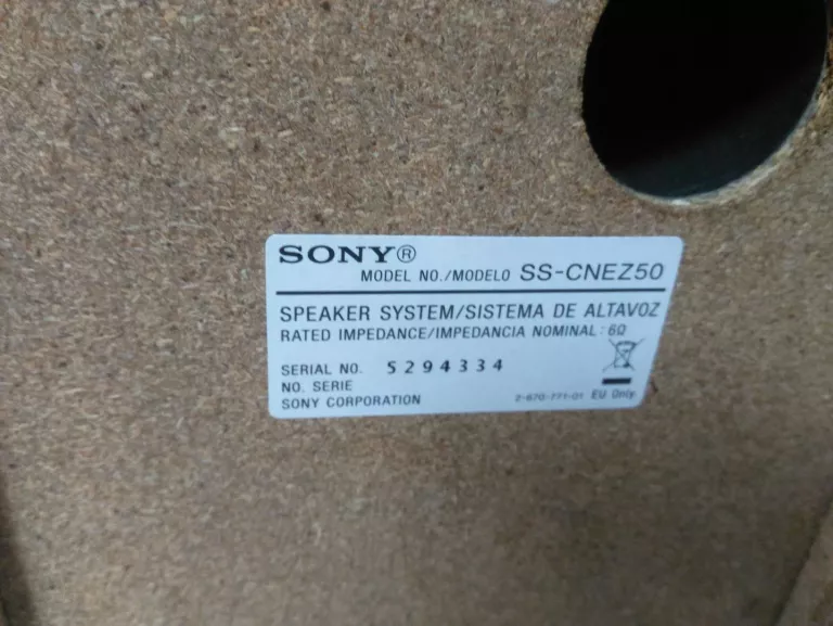 GŁOŚNIKI SONY SS-CNEZ50