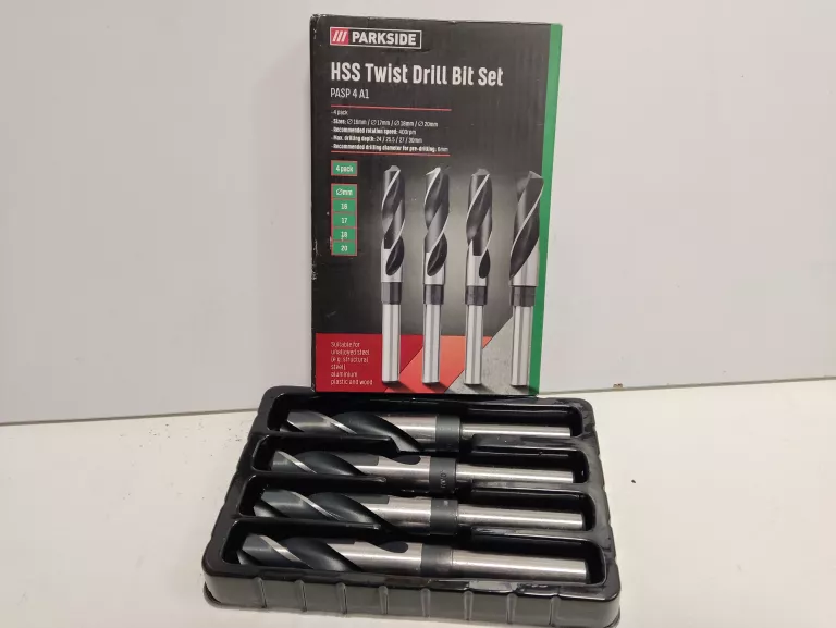 PARKSIDE HSS DRILL BIT SET PASP 4 A1