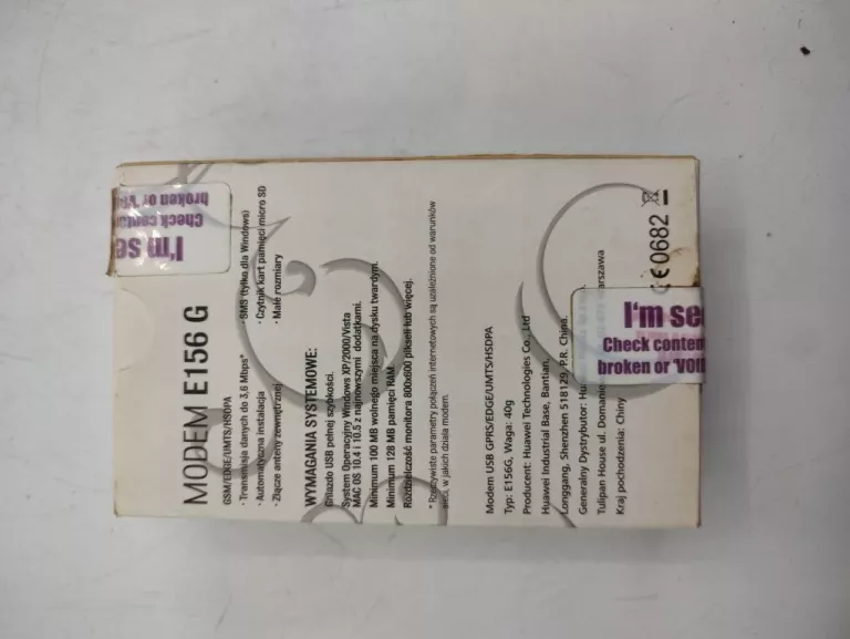MODEM USB HUAWEI E156G - 3G @OKAZJA@