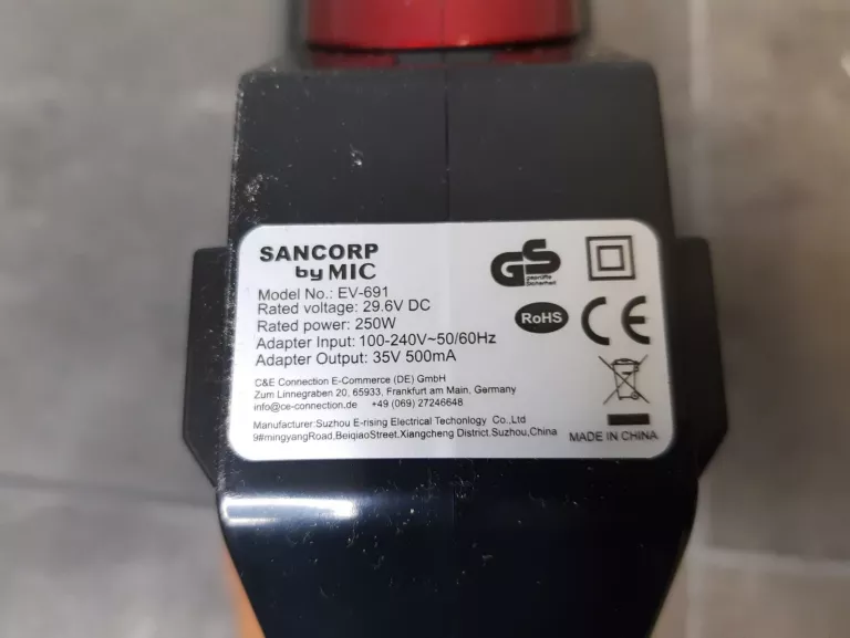 ODKURZACZ PIONOWY SANCORP EV-691