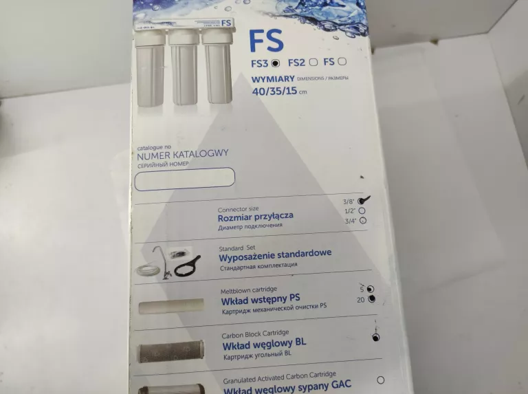 FILTR PODZLEWOZMYWAKOWY KLARWOD FS 3