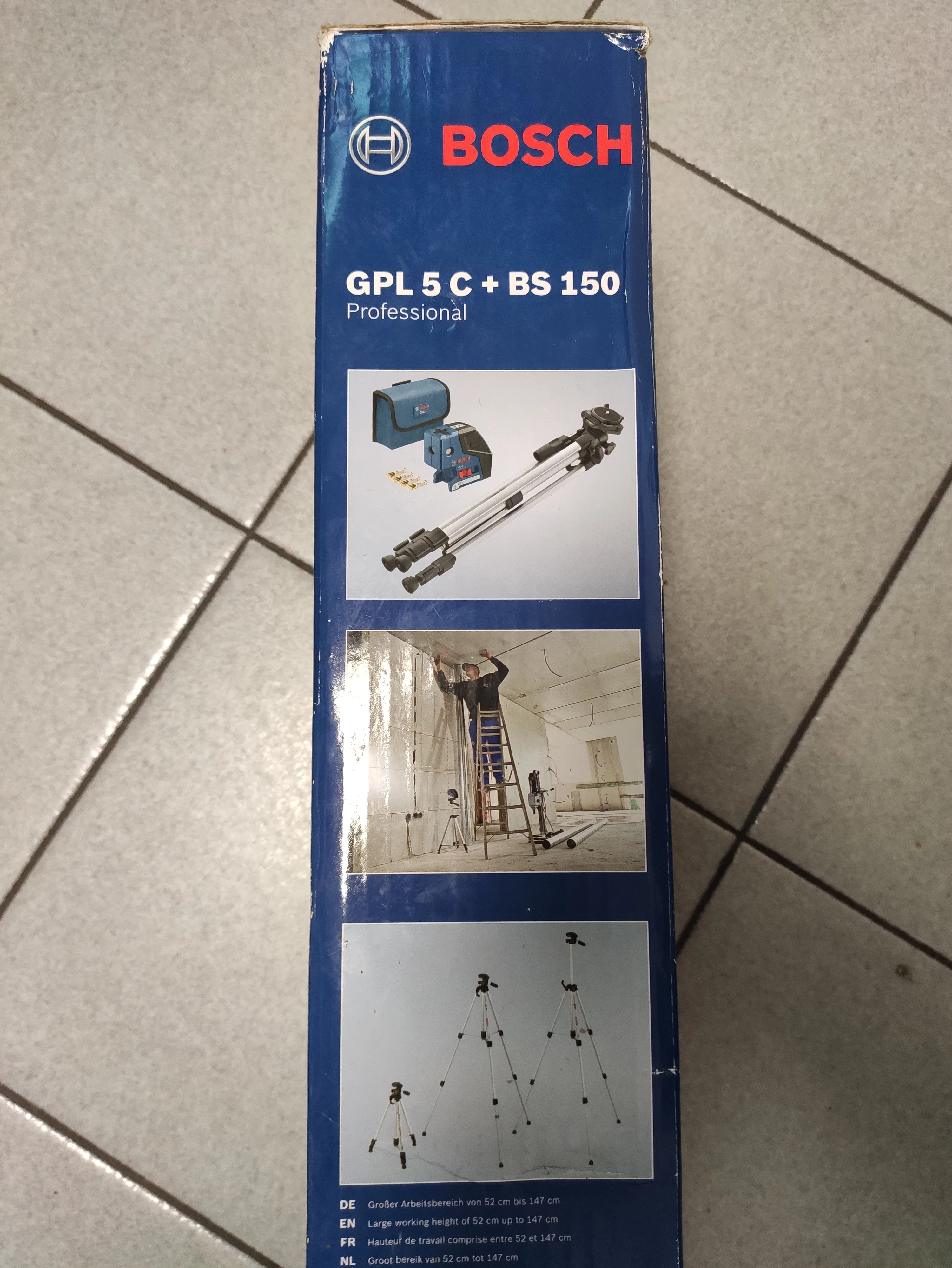 LASER PUNKTOWY BOSCH + STATYW GPL 5C + BS 150 PRO | Loombard.pl