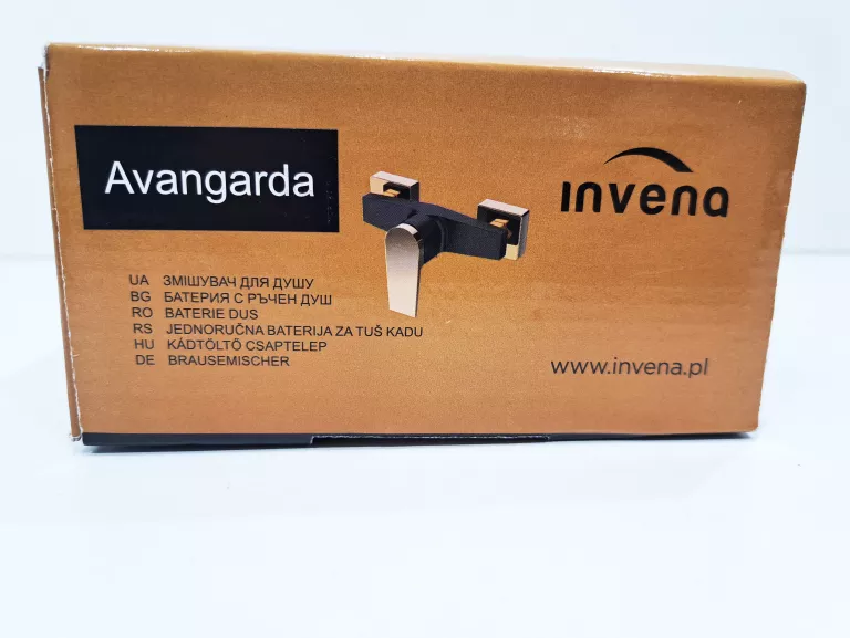 INVENA BATERIA PRYSZNICOWA CZARNA AVANGARDA